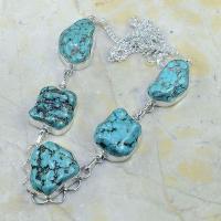 Tqa 077d collier parure sautoir turquoise achat vente bijou argent 925 1