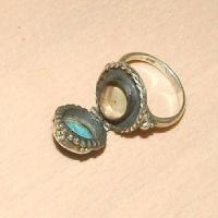 Tqa 141c bague a poison t49 turquoise gothique vampire steampunk magie achat vente argent 925