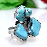 Tqa 147a bague chevaliere t55 turquoise achat vente bijou argent 925