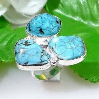 Tqa 149b bague chevaliere t61 turquoise achat vente bijou argent 925