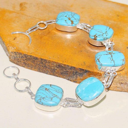 Tqa 157d bracelet chainette turquoise achat vente bijou argent 925