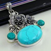 Tqa 158a pendentif pendant turquoise achat vente bijou argent 925