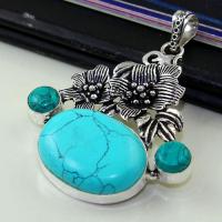 Tqa 158b pendentif pendant turquoise achat vente bijou argent 925