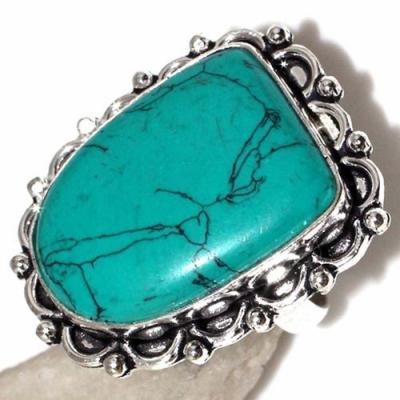 Tqa 167a bague chevaliere t57 25x18mm turquoise achat vente bijou argent 925