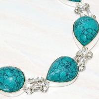 Tqa 211c bracelet turquoise synthetique tibet oriental achat vente bijou argent 925