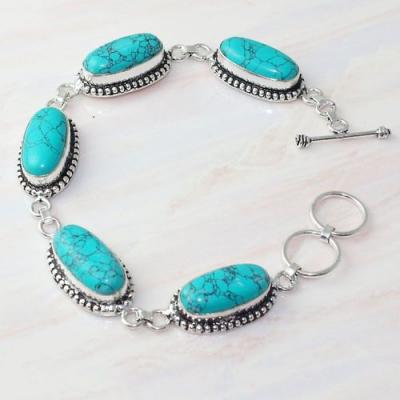 Tqa 223a bracelet turquoise 27gr 10x20mm orient tibet oriental achat vente bijou argent 925
