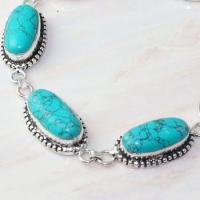 Tqa 223d bracelet turquoise 27gr 10x20mm orient tibet oriental achat vente bijou argent 925