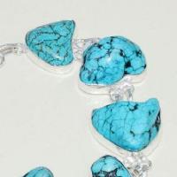 Tqa 224b bracelet turquoise 29gr 15x20mm orient ethnique tibetl achat vente bijou argent 925