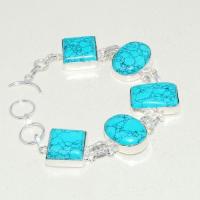 Tqa 230d bracelet turquoise 25gr 15x20mm orient ethnique tibet achat vente bijou argent 925