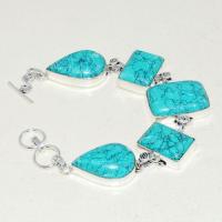 Tqa 233d bracelet turquoise lapis 25gr 15x20mm ethnique oriental achat vente bijou argent 925