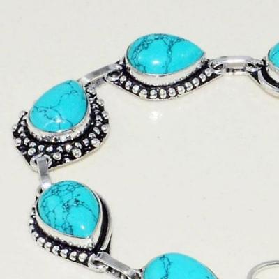 Tqa 238c bracelet turquoise lapis 18gr 15x10mm ethnique tibet achat vente bijou argent 925