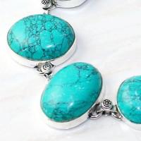 Tqa 254c bracelet turquoise howlite 20x25mm achat vente bijou ethnique argent 925