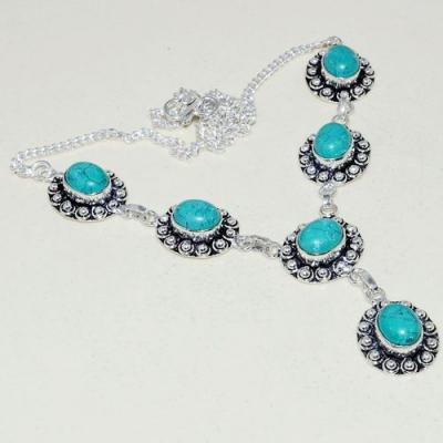 Tqa 258b collier parure sautoir turquoise 30gr tibet achat vente bijou argent 925