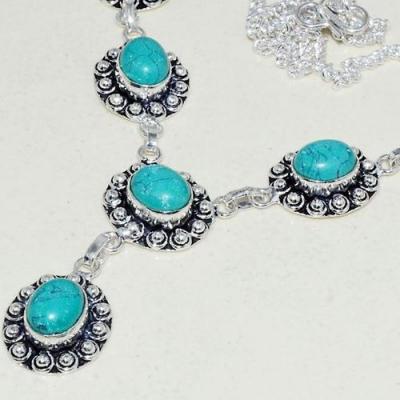 Tqa 258b collier parure sautoir turquoise 30gr tibet achat vente bijou argent 925