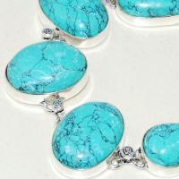 Tqa 265c bracelet 29gr turquoise howlite 15x20mm achat vente bijou ethnique argent 925