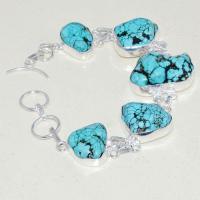 Tqa 266d bracelet 27gr turquoise howlite 15x20mm achat vente bijou ethnique argent 925