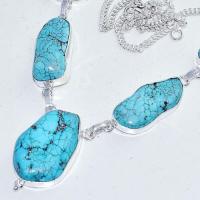 Tqa 282b collier parure sautoir turquoise 33gr tibet achat vente bijou argent 925