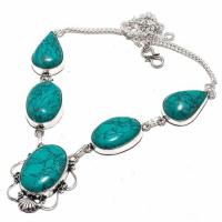Tqa 289d collier parure sautoir turquoise 30gr tibet achat vente bijou argent 925