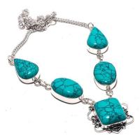 Tqa 292a collier parure sautoir turquoise 30gr tibet achat vente bijou argent 925