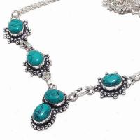 Tqa 338b collier sautoir parure pendant 22gr turquoise 8x12mm achat vente bijou argent 925