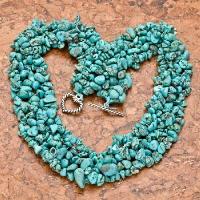 Tqa 347a collier parure sautoir turquoise 100gr argent 925 ethnique achat vente