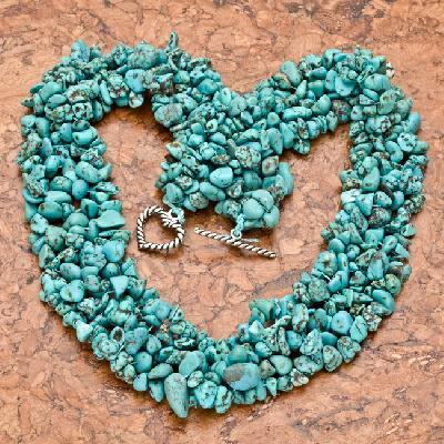 Tqa 347a collier parure sautoir turquoise 100gr argent 925 ethnique achat vente