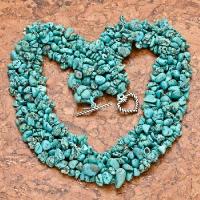 Tqa 347c collier parure sautoir turquoise 100gr argent 925 ethnique achat vente