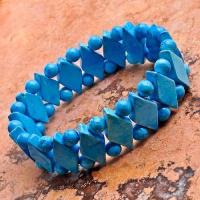 Tqa 743a bracelet turquoise 36gr egyptien ethnique 1