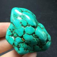 Tqp 112c turquoise polie verte tibet tibetaine 57gr 51x32x27mm pierre gemme lithotherapie reiki