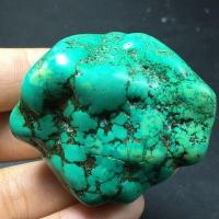 Tqp 116c turquoise polie verte tibet tibetaine 54gr 45x43x30mm pierre gemme lithotherapie reiki