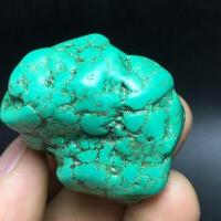 Tqp 117b turquoise polie verte tibet tibetaine 65gr 40x39x35mm pierre gemme lithotherapie reiki