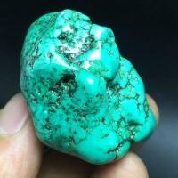 Tqp 118c turquoise polie verte tibet tibetaine 62gr 46x39x37mm pierre gemme lithotherapie reiki