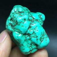 Tqp 118d turquoise polie verte tibet tibetaine 62gr 46x39x37mm pierre gemme lithotherapie reiki
