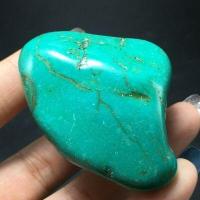 Tqp 119b turquoise polie verte tibet tibetaine 81gr 48x41x37mm pierre gemme lithotherapie reiki