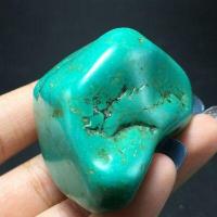Tqp 119c turquoise polie verte tibet tibetaine 81gr 48x41x37mm pierre gemme lithotherapie reiki