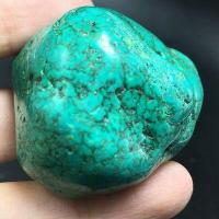 Tqp 126b turquoise polie verte tibet tibetaine 60gr 40x39x30mm pierre gemme lithotherapie reiki