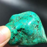 Tqp 126c turquoise polie verte tibet tibetaine 60gr 40x39x30mm pierre gemme lithotherapie reiki