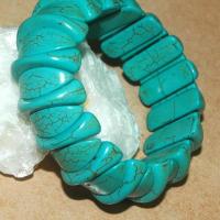 Tqr 008a bracelet turquoise woolite bijou ethnique achat vente 1