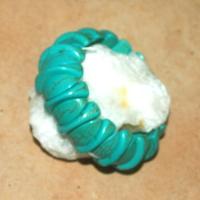 Tqr 008d bracelet turquoise woolite bijou ethnique achat vente
