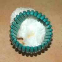 Tqr 017c bracelet turquoise woolite bijou ethnique achat vente