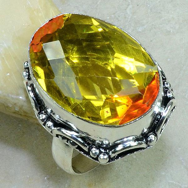 Trm 039b bague t61 lemontrine citron orange argent 925 bijoux achat vente