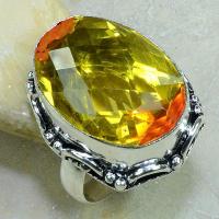 Trm 039b bague t61 lemontrine citron orange argent 925 bijoux achat vente