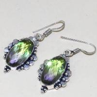 Trm 085a boucles pendants oreilles tourmaline achat vente bijou monture argent 925