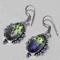 Trm 085c boucles pendants oreilles tourmaline achat vente bijou monture argent 925