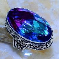 Trm 159b bague t54 tourmaline bijoux renaissance medievale argent 925 vente achat