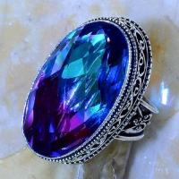 Trm 159c bague t54 tourmaline bijoux renaissance medievale argent 925 vente achat