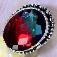 Trm 168c bague t58 tourmaline bijoux renaissance medievale argent 925 vente achat