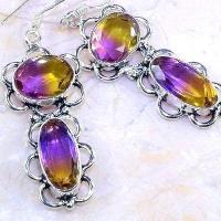 Trm 177d boucles pendants oreilles tourmaline mauve or achat vente bijou monture argent 925 1 1