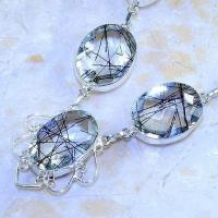 Trm 178b collier parure sautoir tourmaline quartz rutile cristal achat vente bijou argent 925 1 1