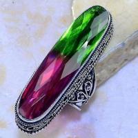 Trm 273a bague chevaliere t61 12x50mm tourmaline achat vente bijou argent 926